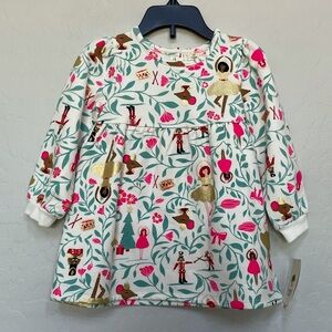 New Tucker + Tate Holiday Nutcracker Sweater Dress size 3M